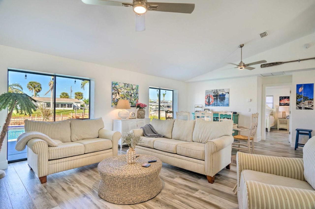 Beachy Cape Coral Home - Swim, Fish, Boat! Eksteriør billede