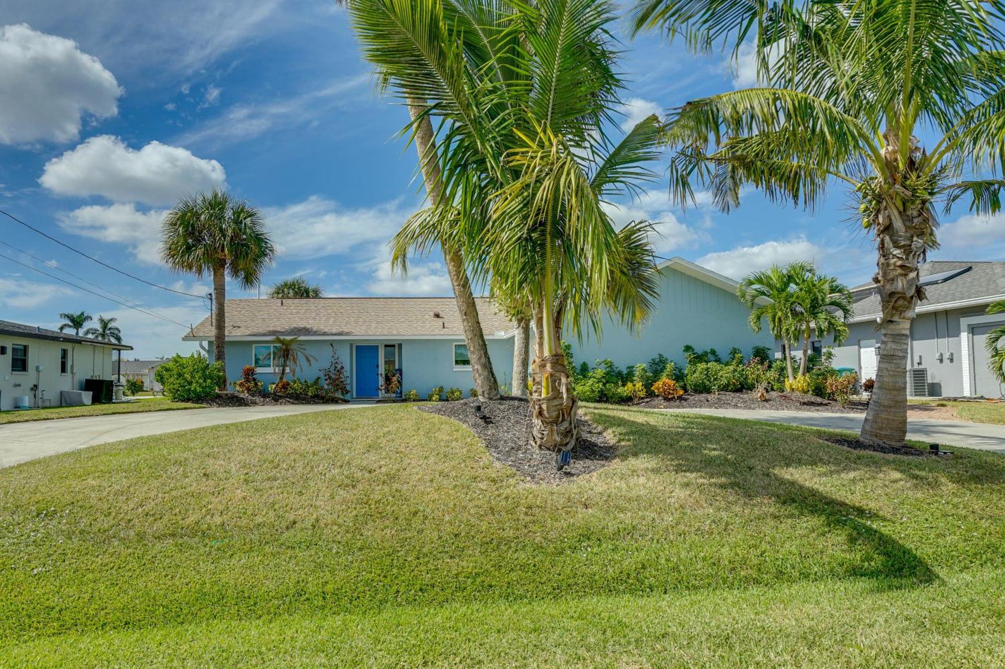 Beachy Cape Coral Home - Swim, Fish, Boat! Eksteriør billede
